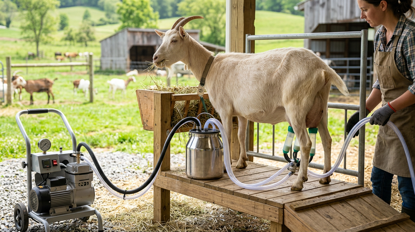 First Time Using a Goat Milking Machine Expect Success