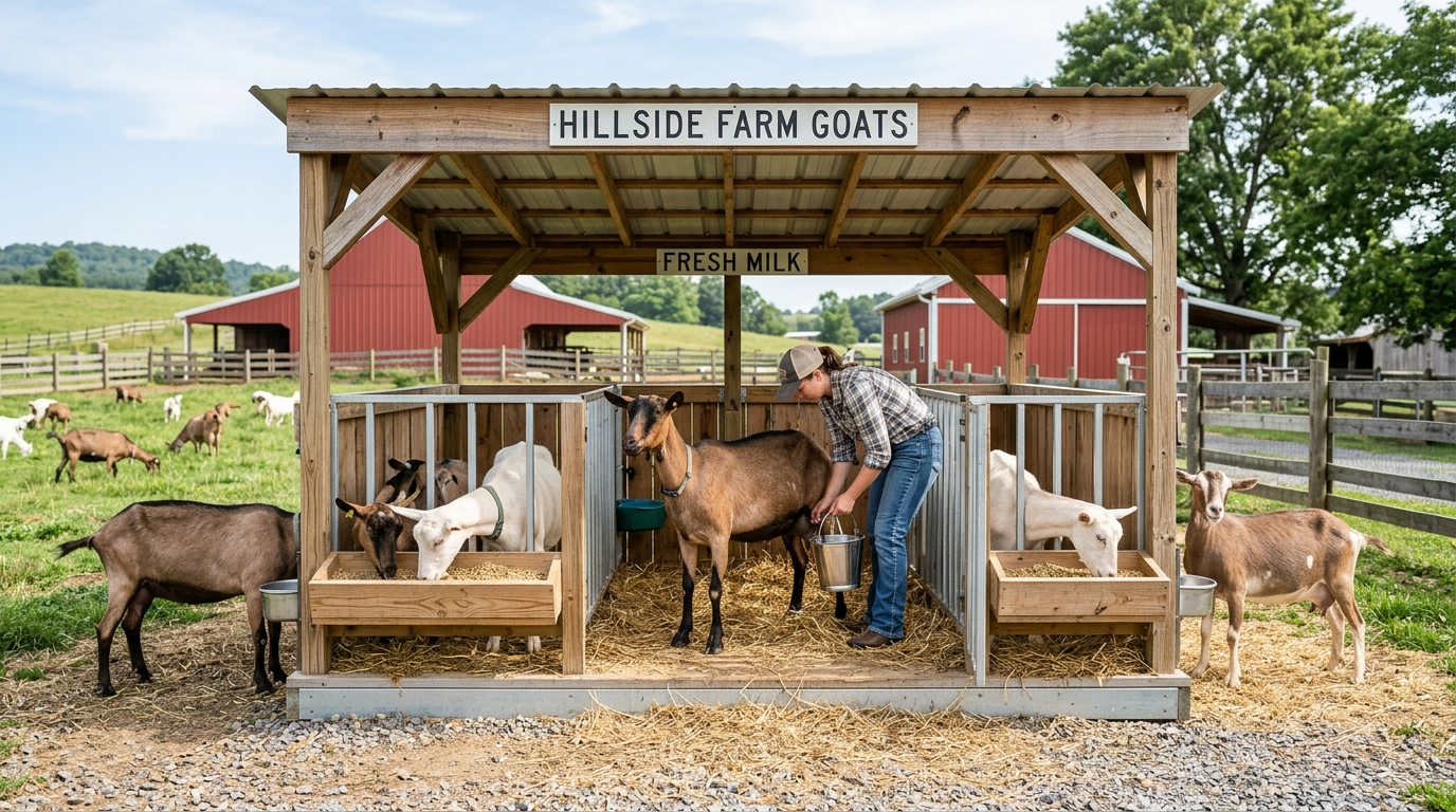 Keeping Your Goat Stand Clean Between Sessions Enhances Health