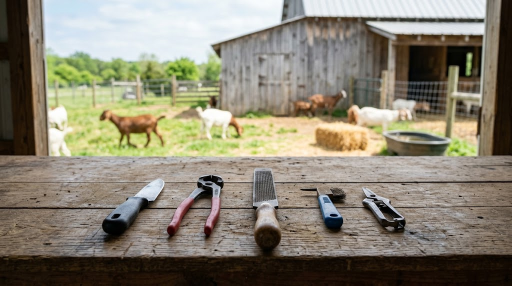 The Tools That Make Goat Hoof Care Faster and Easier
