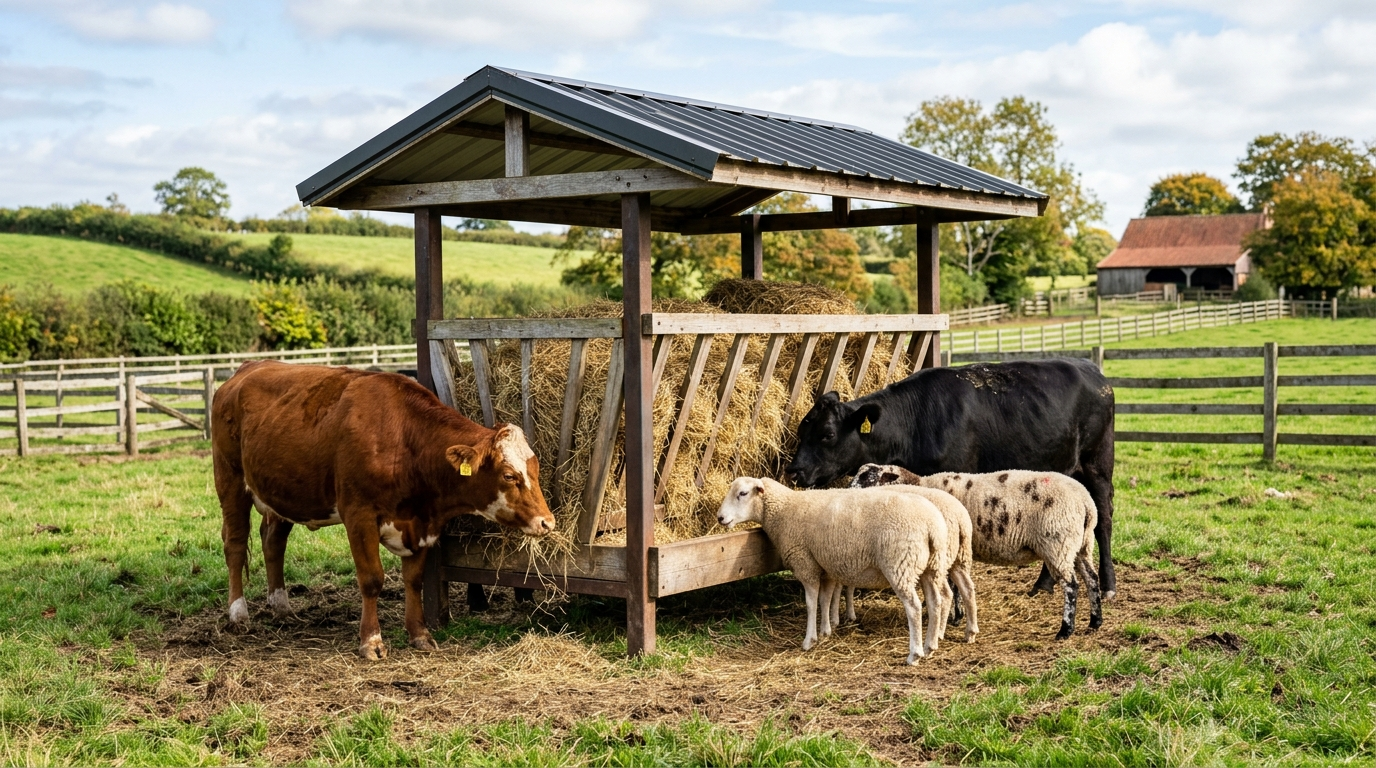 Why a Covered Hay Feeder Pays for Itself Efficiently