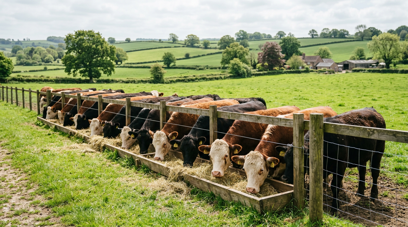 Fence Line Hay Feeding Done Right Boosts Efficiency