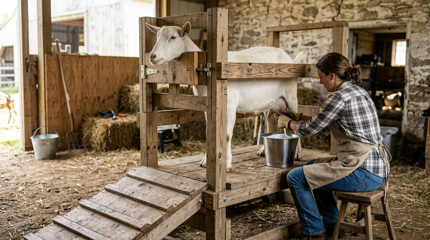 DIY Goat Milking Stand vs Premium Build Cost Analysis