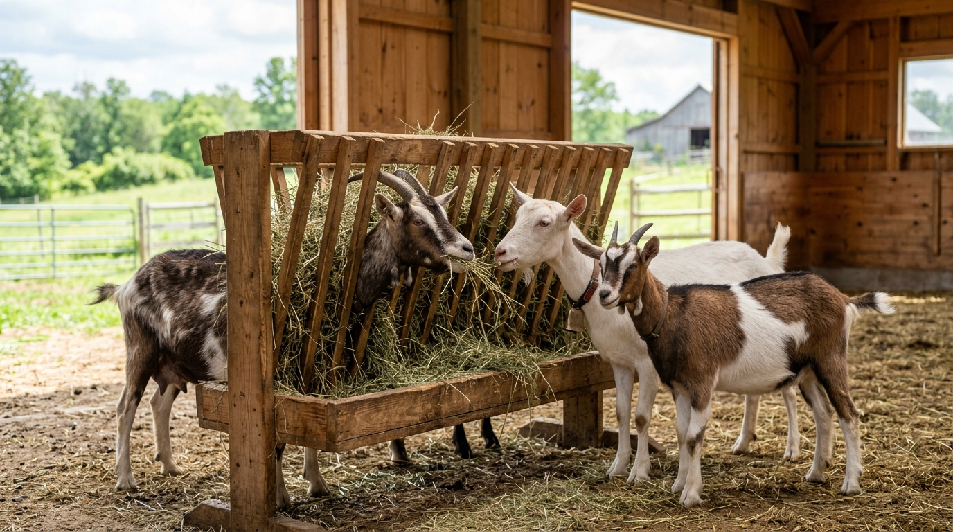 How Slow Hay Feeding Improves Goat Digestion Naturally