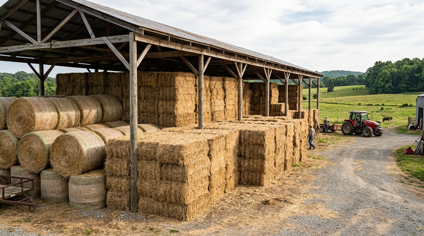 The True Cost of Wasted Hay Over One Winter Explained