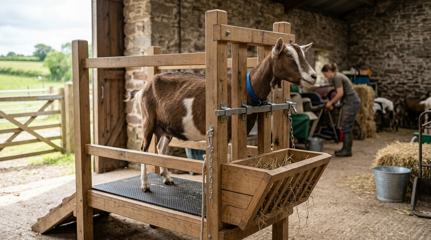 Why a Stable Goat Stand Makes Hoof Trimming Safer