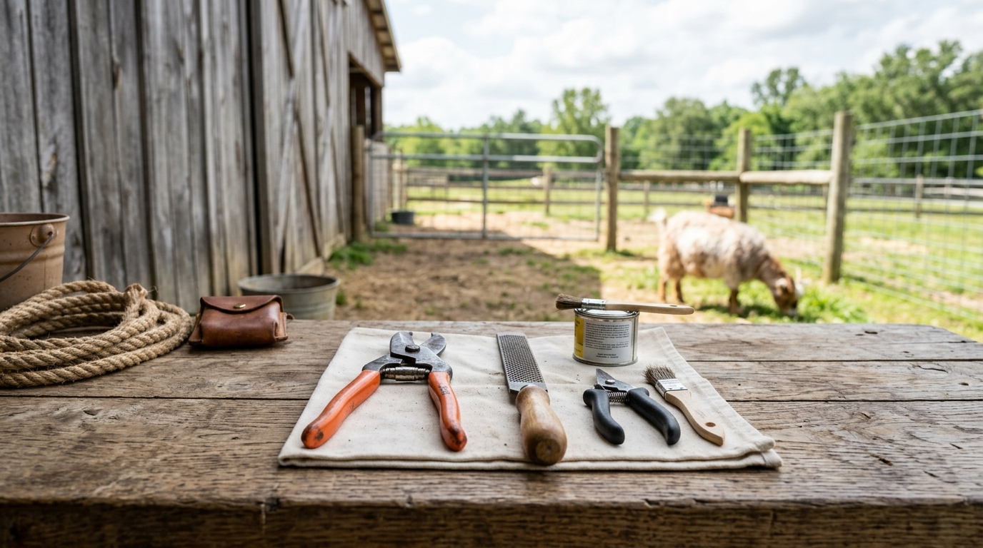 The Tools That Make Goat Hoof Care Faster and Easier