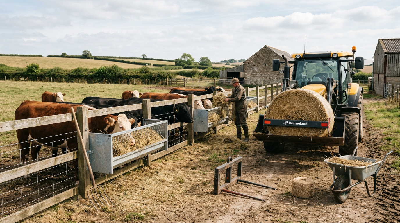 Fence Line Hay Feeding Done Right Boosts Efficiency