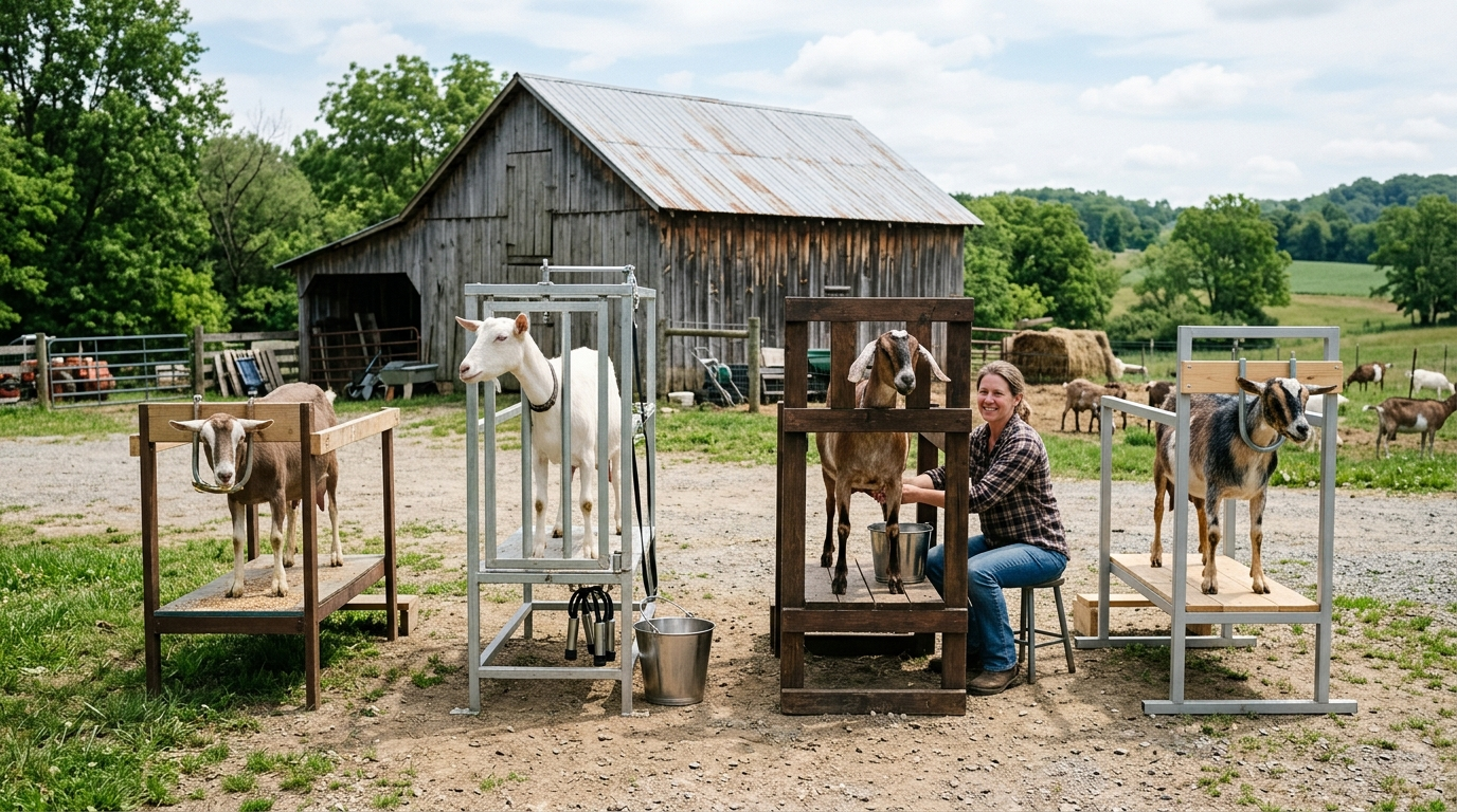 How to Choose a Goat Milking Stand for Care Efficiency