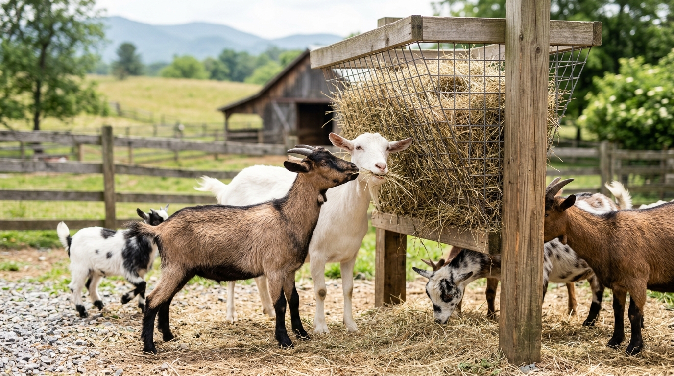 How Slow Hay Feeding Improves Goat Digestion Naturally